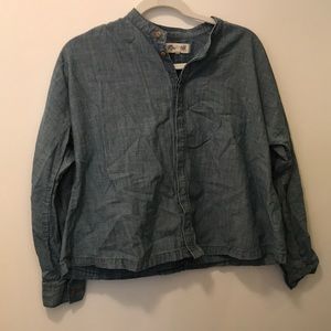 Madewell denim blouse